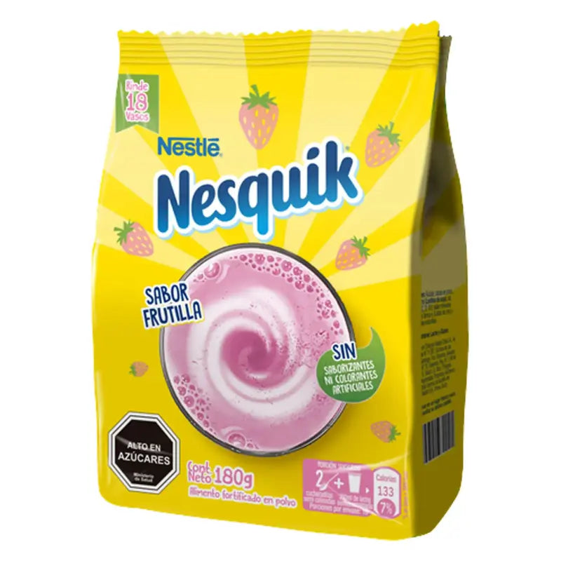 Saborizante para Leche Nesquik sabor Frutilla