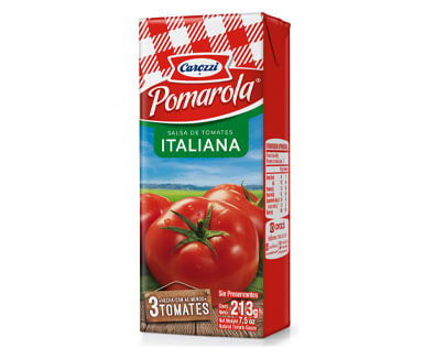 Salsa pomarola italiana carozzi 213gr tetra