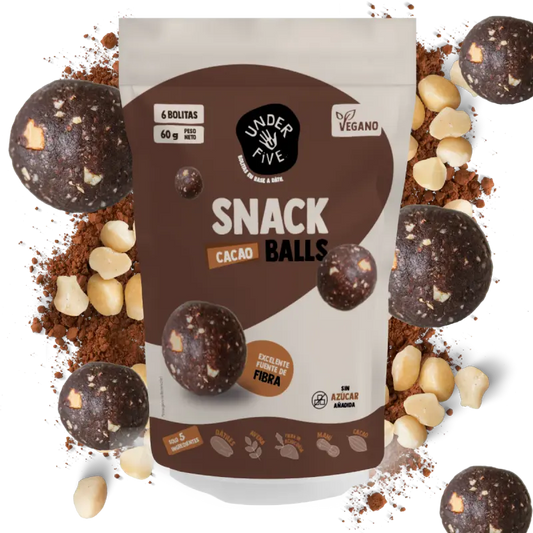 Snack balls cacao underfive 60gr