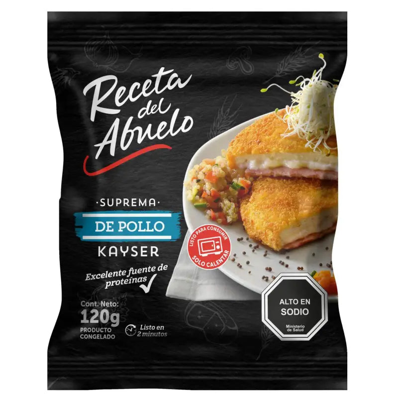 Suprema pollo kayser receta del abuelo