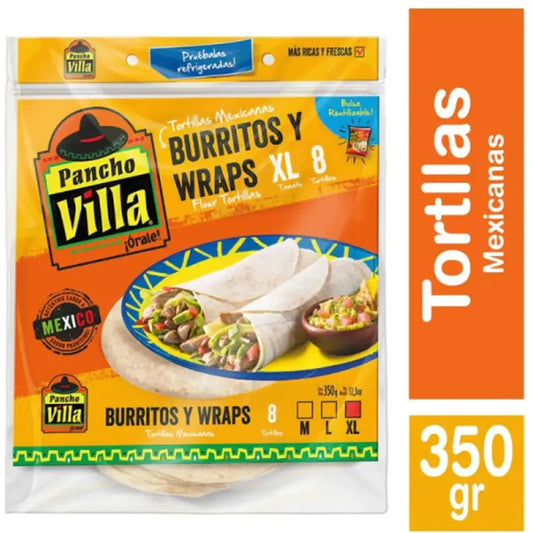 Burrito y wraps xl pancho villa