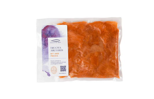 Trucha Arcoiris Ahumado Bit & Piece Sin Grasa Caleta Bay 500 Gr