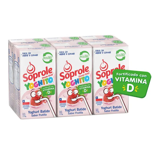 Yoghito caja soprole 6 unid frutilla