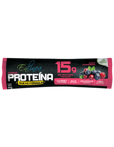 Barra proteina cranberries En Linea 40gr