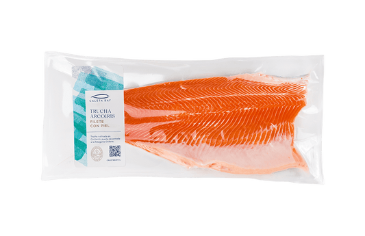 Filete Trucha Arcoiris Con Piel Caleta Bay 730 Gr Aprox.
