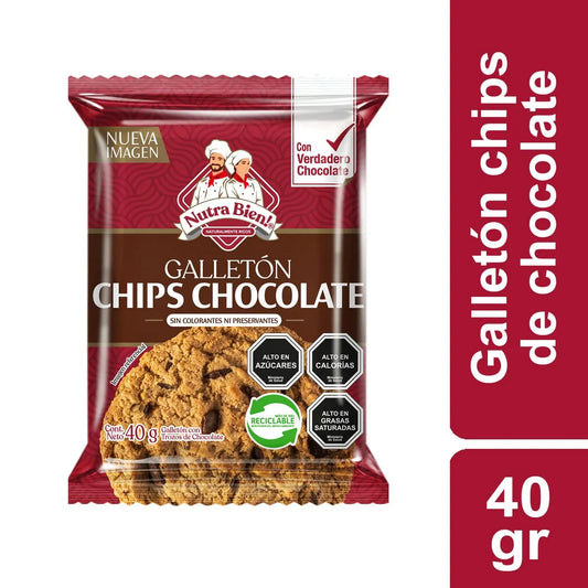 Galleton Chips Chocolate Nutra Bien 40 Gr.
