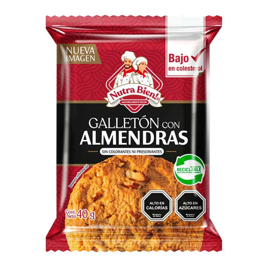 Galleton Con Almendras Nutra Bien 40 Gr.
