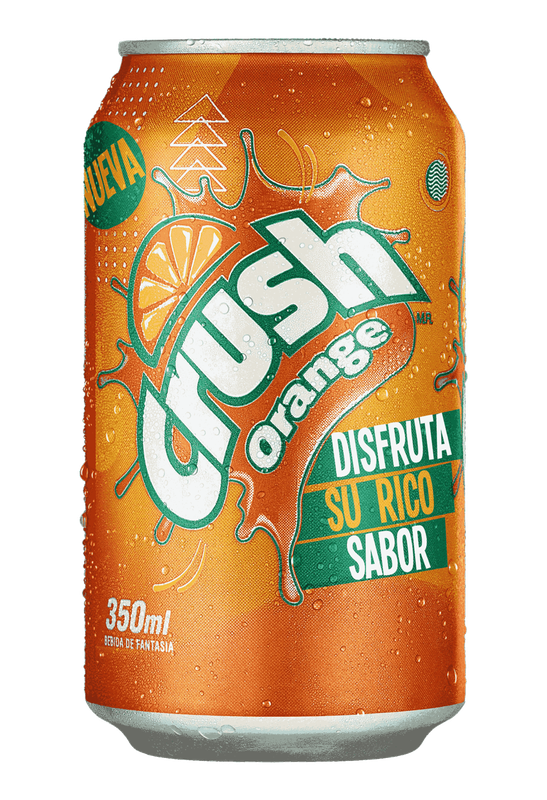 Orange crush lata 350 ml