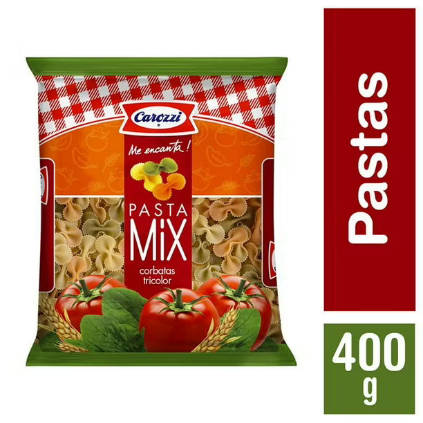 Pasta Mix Corbata Carozzi 400 Gr