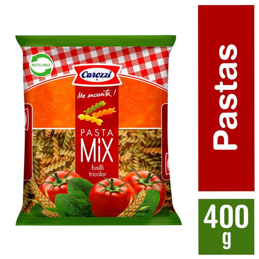 Pasta Mix Fusilli Carozzi 400 Gr