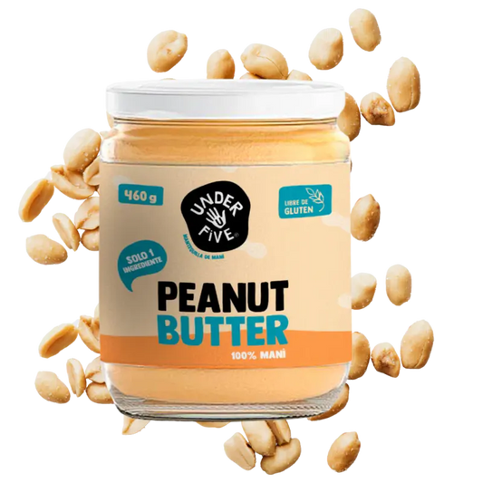 Mantequilla de mani underfive 460gr